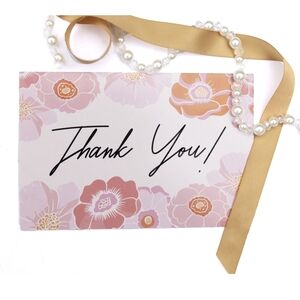 Floral Thank You Cards(50) 4x6